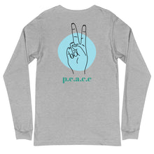 Load image into Gallery viewer, Unisex Long Sleeve Peace Tee