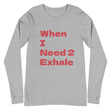 Load image into Gallery viewer, Unisex Long Sleeve Exhale Tee