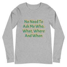 Load image into Gallery viewer, Unisex Long Sleeve Day 1 Tee