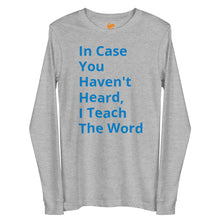 Load image into Gallery viewer, The Word Unisex Long Sleeve Tee