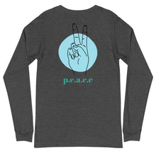Load image into Gallery viewer, Unisex Long Sleeve Peace Tee