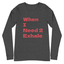 Load image into Gallery viewer, Unisex Long Sleeve Exhale Tee