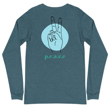 Load image into Gallery viewer, Unisex Long Sleeve Peace Tee