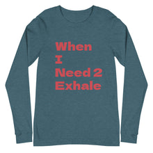 Load image into Gallery viewer, Unisex Long Sleeve Exhale Tee