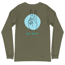 Load image into Gallery viewer, Unisex Long Sleeve Peace Tee