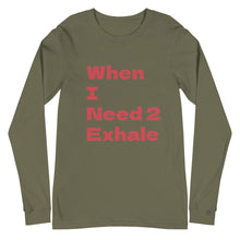Load image into Gallery viewer, Unisex Long Sleeve Exhale Tee