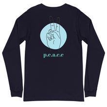 Load image into Gallery viewer, Unisex Long Sleeve Peace Tee