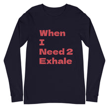 Load image into Gallery viewer, Unisex Long Sleeve Exhale Tee