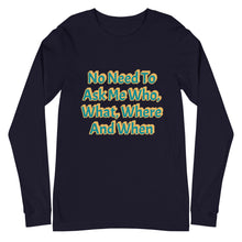 Load image into Gallery viewer, Unisex Long Sleeve Day 1 Tee