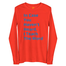 Load image into Gallery viewer, The Word Unisex Long Sleeve Tee
