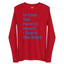 Load image into Gallery viewer, The Word Unisex Long Sleeve Tee