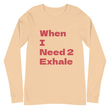Load image into Gallery viewer, Unisex Long Sleeve Exhale Tee