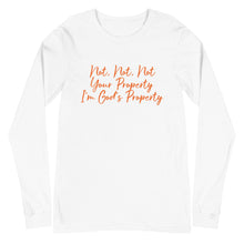 Load image into Gallery viewer, Unisex Long Sleeve God's Property Tee