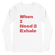 Load image into Gallery viewer, Unisex Long Sleeve Exhale Tee