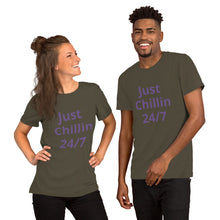 Load image into Gallery viewer, Short-Sleeve Just Chillin Unisex T-Shirt