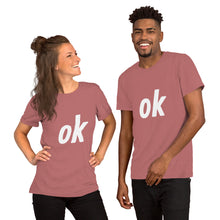Load image into Gallery viewer, Short-Sleeve Unisex Ok T-Shirt