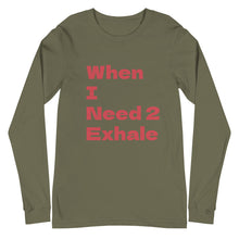 Load image into Gallery viewer, Unisex Long Sleeve Exhale Tee
